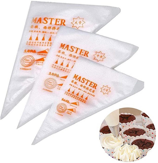 100/50/20pcs Disposable Pastry Bags Cake Cream Piping Bag for Cake Design Decorating Tools Kitchen Baking Accessories
